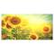 Designart - Sunflowers blooming on the field - Large Animal Canvas Art Print